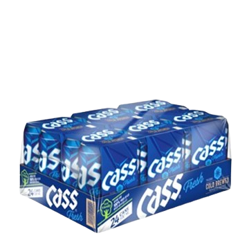 카스 후레쉬 355ml 캔 · 업소용 6캔 묶음 대표 상품 이미지