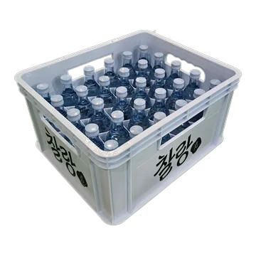 찰랑 330ml 병 · 업소용 · 플라스틱 박스 찰랑(Charlang) 대표 상품 이미지