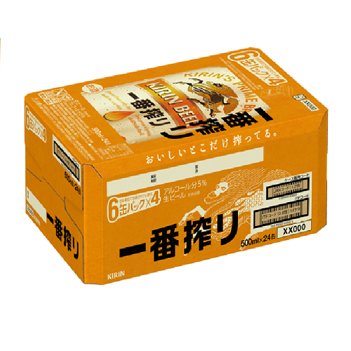 기린이치방 500ml 캔 · 6캔 묶음 (업소용) 대표 상품 이미지