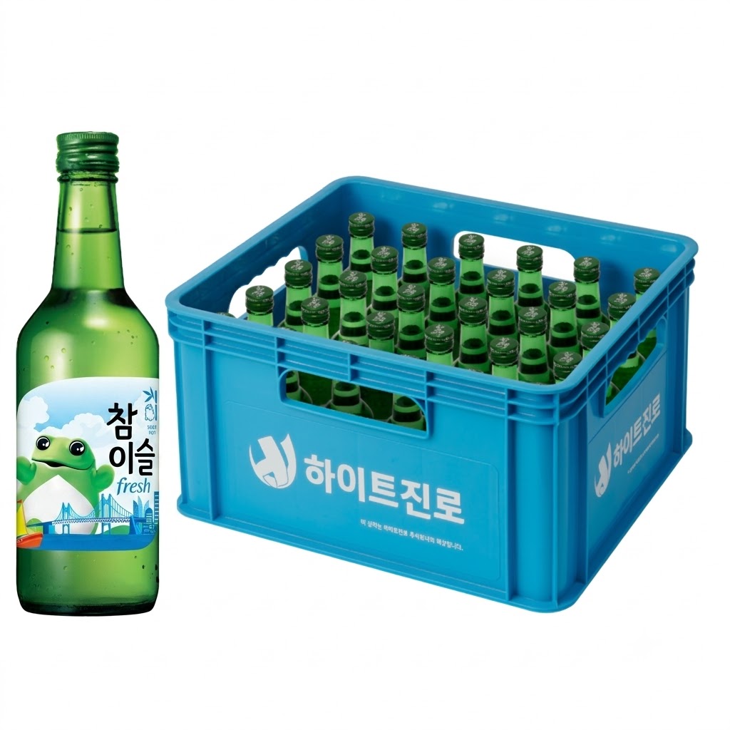 참이슬 후레쉬 360ml 병 (업소용) · 15.7% · 30병 플라스틱 박스 · 부산 에디션 대표 상품 이미지