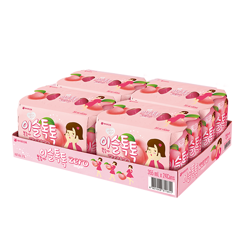 이슬톡톡 복숭아 355ml 캔 · 6캔 묶음 (업소용) 대표 상품 이미지