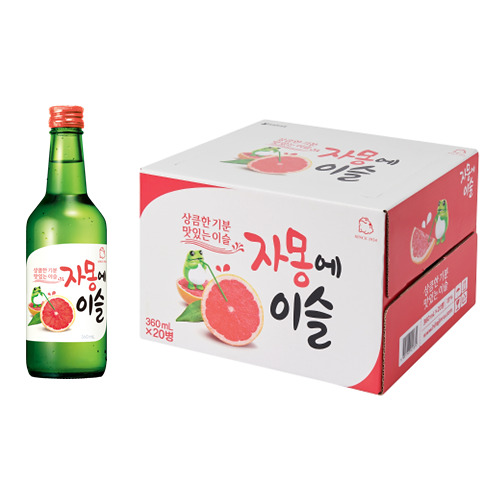 자몽에이슬 360ml 병 (업소용) 대표 상품 이미지