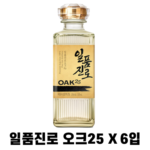 일품진로오크25 375ml 병 (업소용) 대표 상품 이미지
